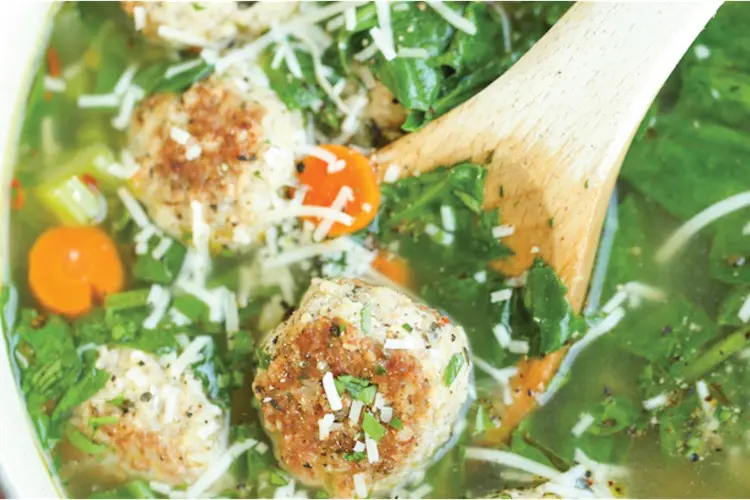 ground turkey meatball soup