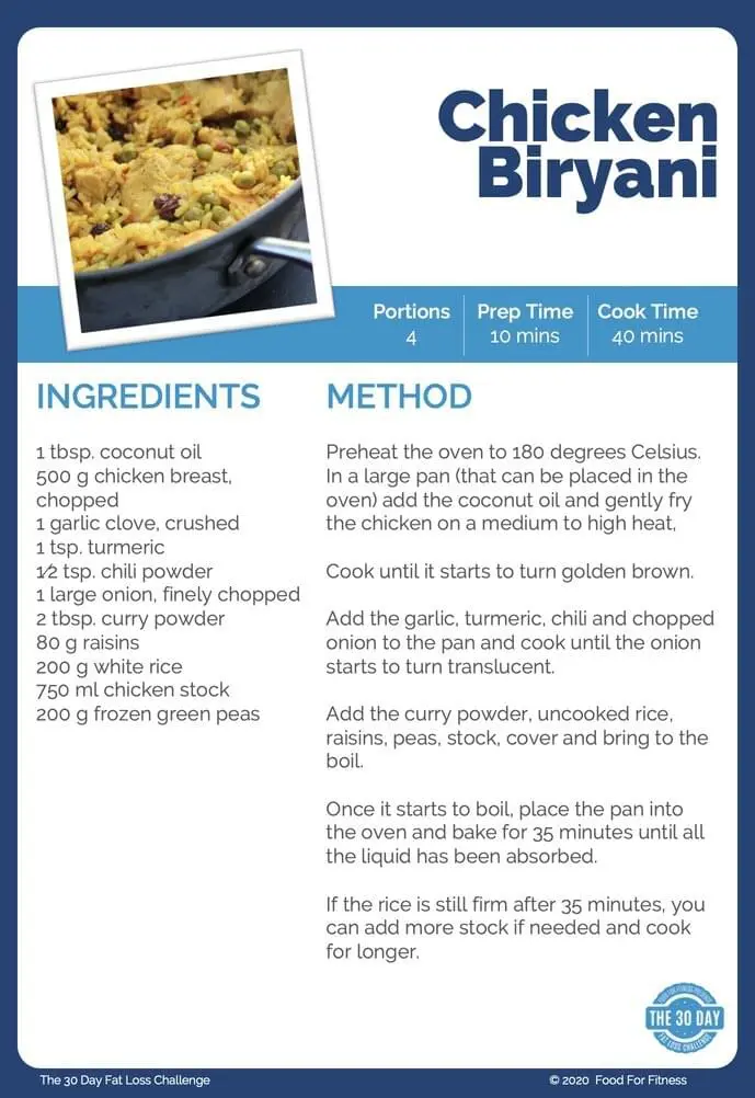 chicken biryani