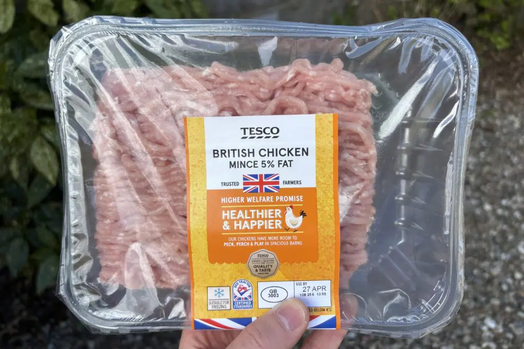 Packet of mince