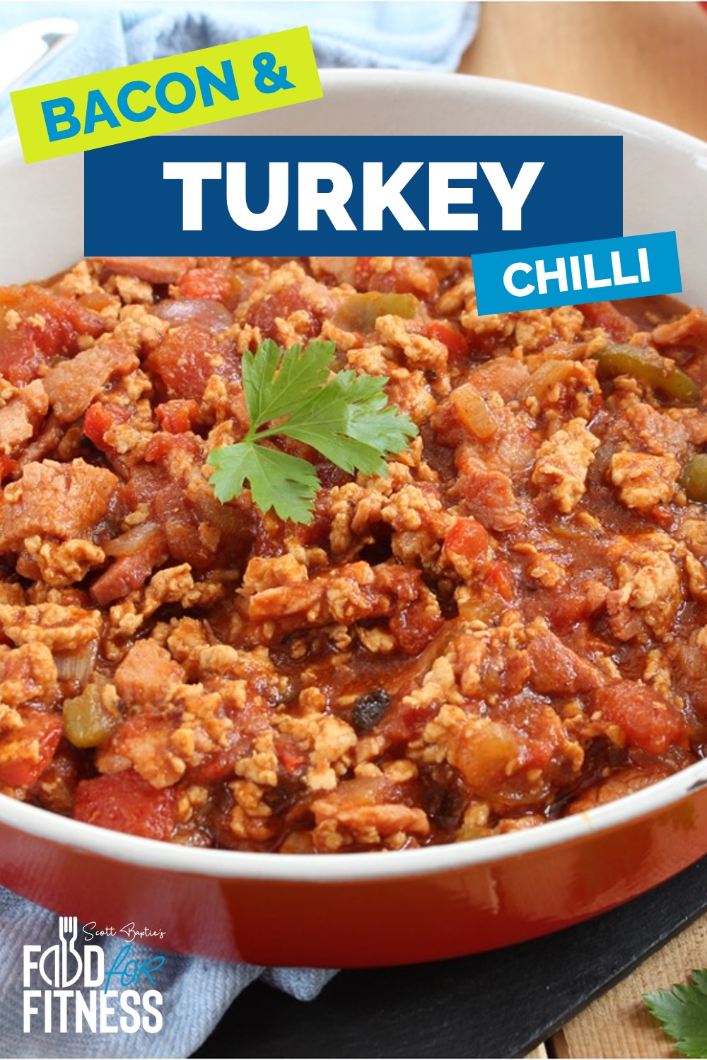The Ultimate Turkey Chilli , Made Better With Added Bacon!