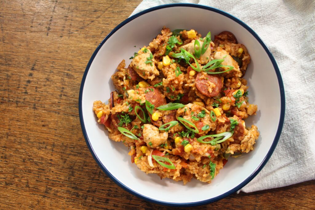 Delicious Chicken & Chorizo Jambalaya Recipe [High Protein]